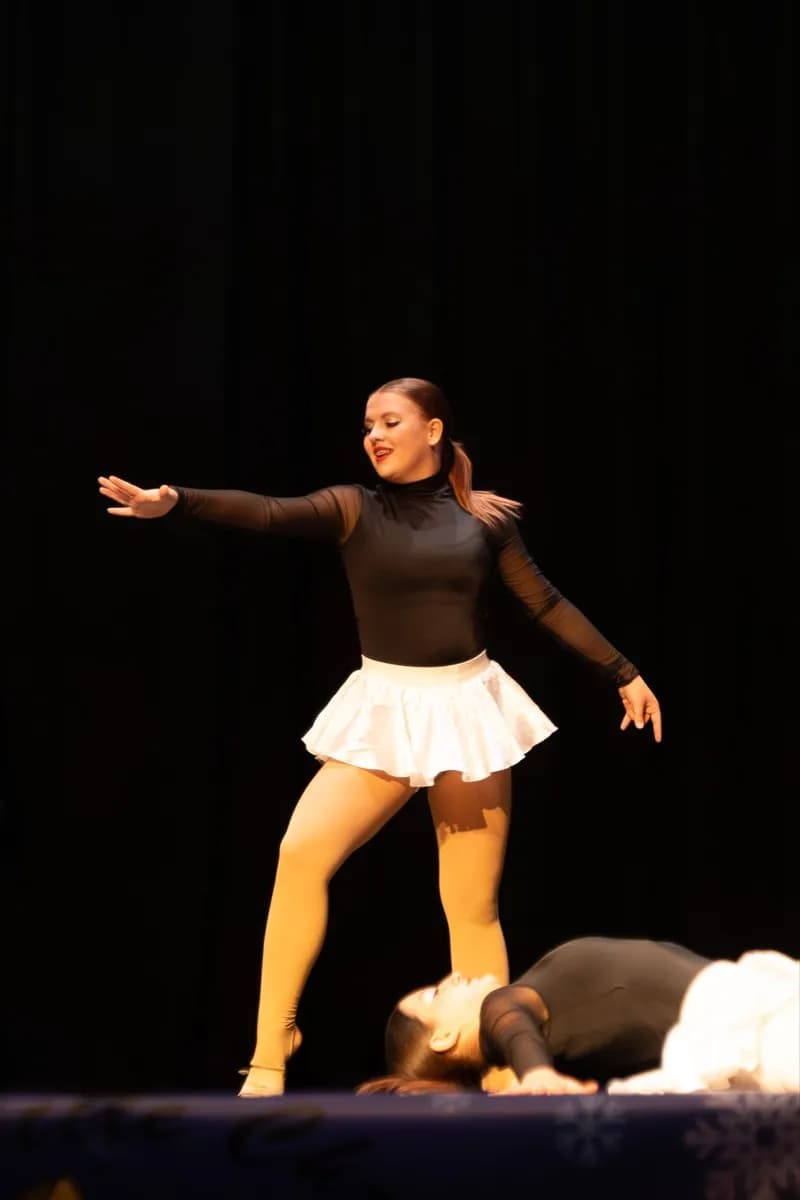 Dance performance on stage